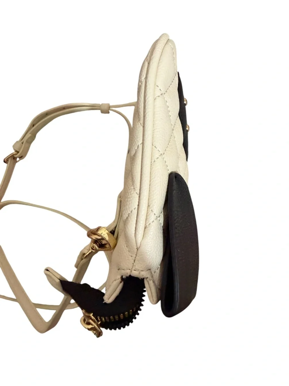 Betsey Johnson Puppy Face Crossbody – Quilted Look – Cute Bag - Picture 8 of 9